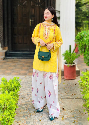 Lemon Bloom Farshi 3 Piece - Tawakal Closet BY RS Fashion (5)