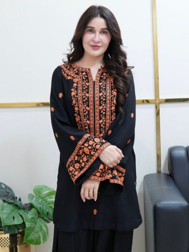 Soft Cotton Embroidered Gala Border Dress – ZOUQ 2-Piece BY RS Fashion